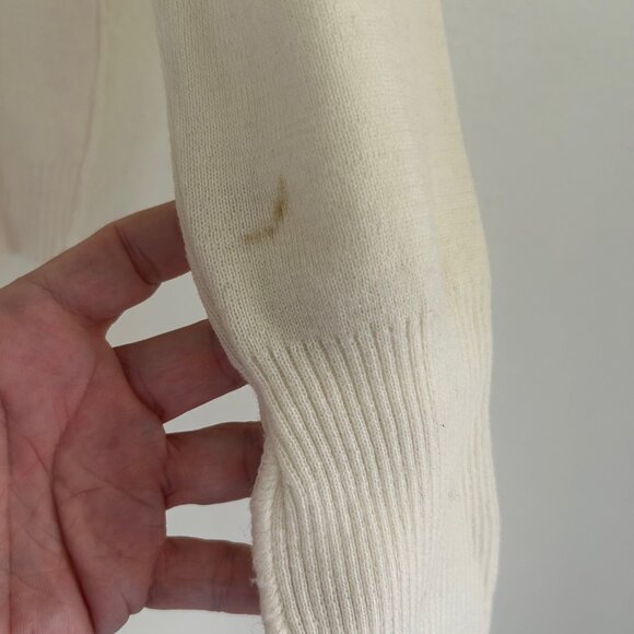 Vintage Balmoral Scotland Wool Sweater Size36 Pure New Wool Embroidered Pullover - Picture 11 of 11